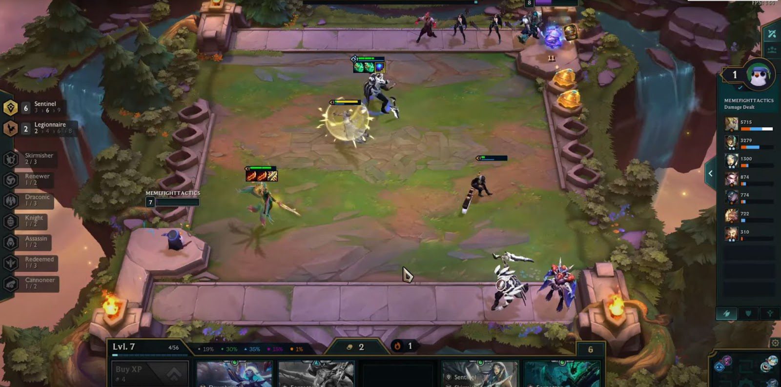 Even at 2 stars, Pyke dealt a considerable amount of damage with Shojin and Blue Buff.