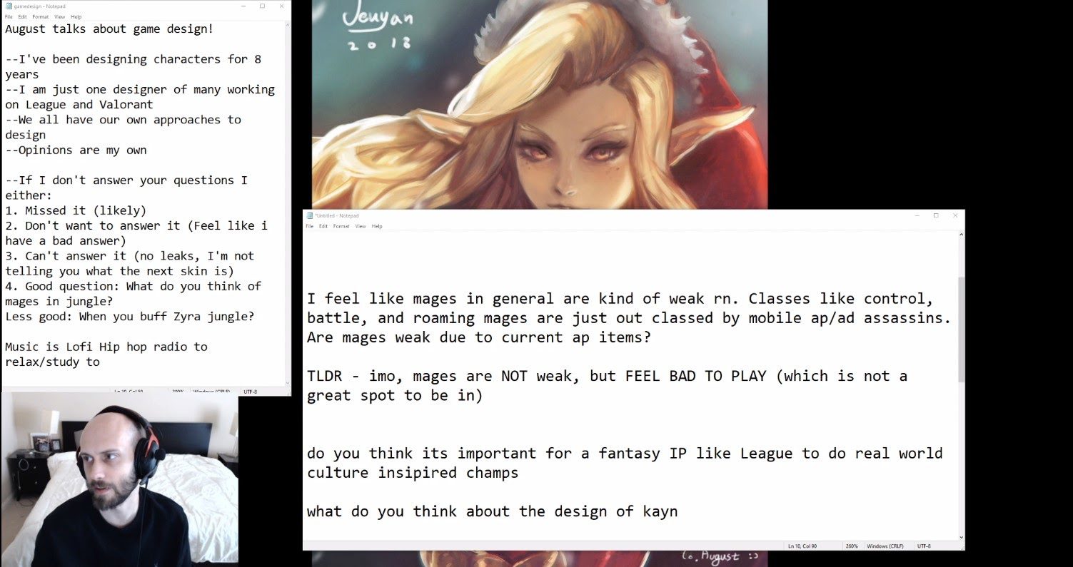 Riot August also admits that playing Mages is no longer fun