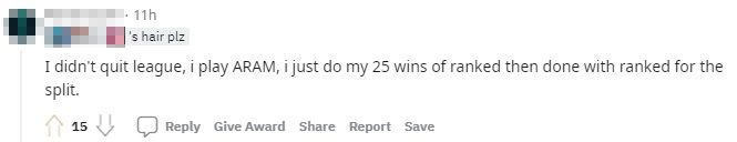 I haven’t quit LoL but switched to playing ARAM. Now I just play enough to win 25 ranked matches and then quit for the rest of the season