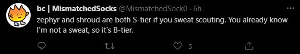 MismatchedSocks also admits that some items like Blessed Blade or Light Silence Cloak deserve S-tier, but he hasn't tested them much