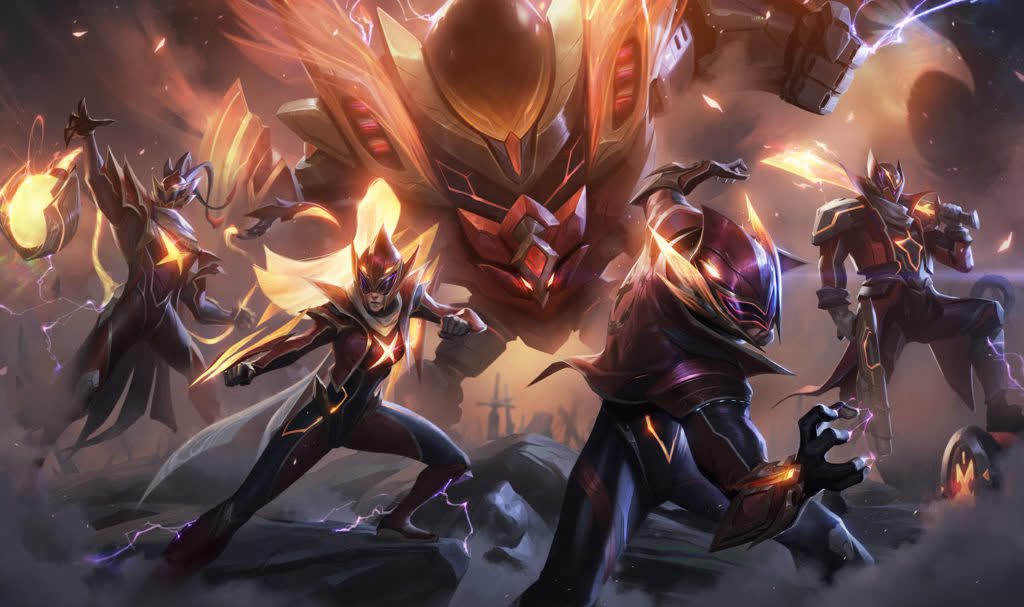 The champion Malphite was specially crafted with a skin for the 2019 World Championship to honor Doinb's contributions