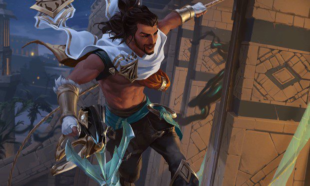 Akshan is oriented as a Mid Lane champion, so the magic resistance from the Purple Blade is essential