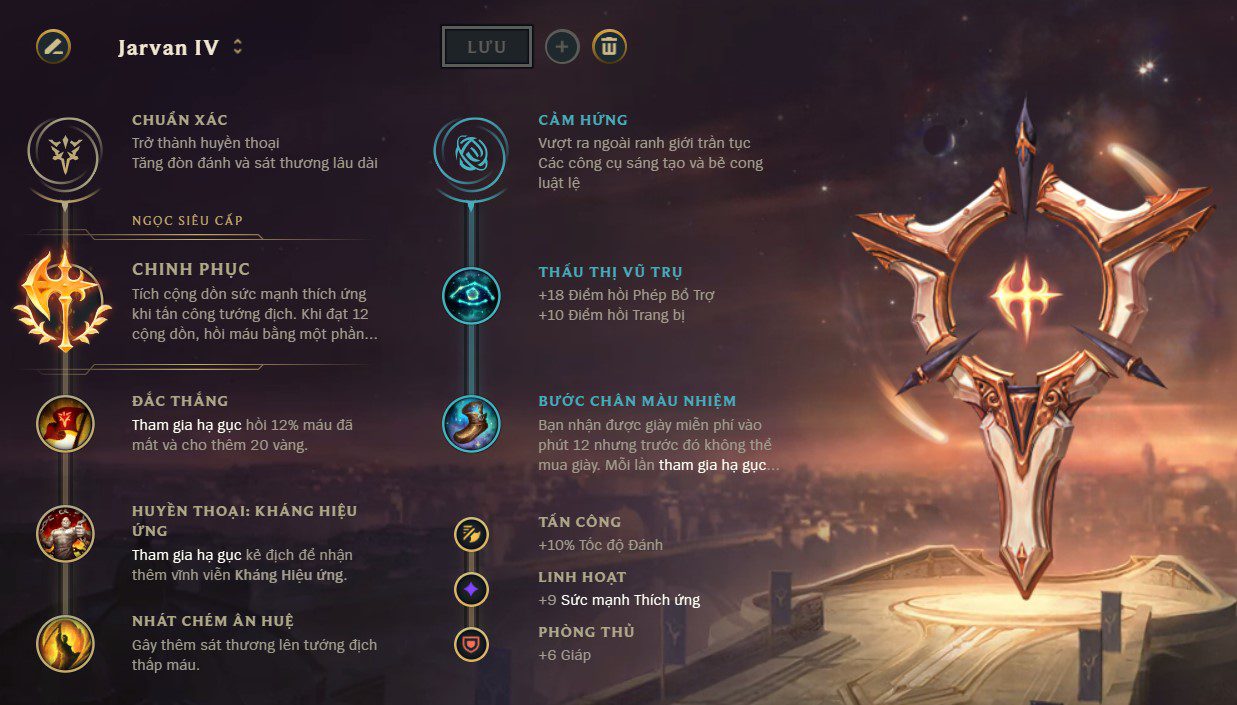The standard rune page for Jarvan IV Jungle right now