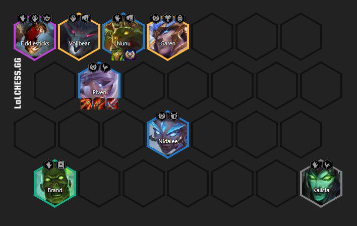 Complete composition in the late game