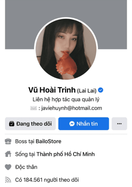 Lai Lai's profile changed from 'In a relationship' to 'Single'