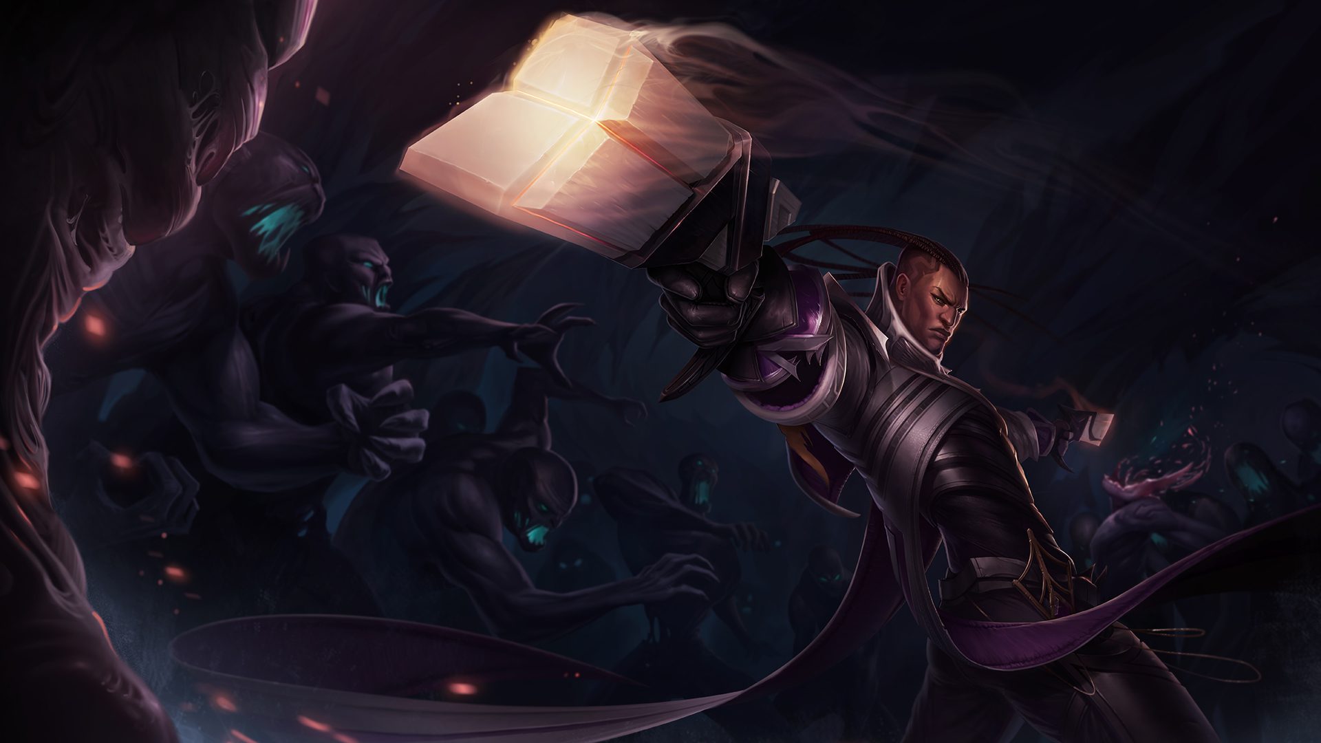 Lucian can bear the responsibility of dealing damage for the entire team with his Purge skill