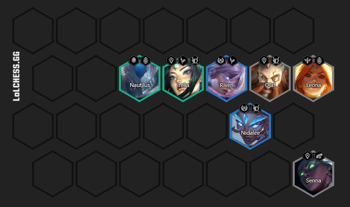 You should add the Knight trait to help the Warrior units withstand better