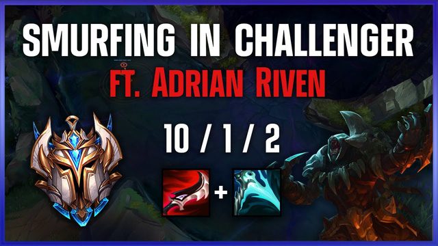 ScrubNoob is a streamer who specializes in playing Rengar and has high skill at the Challenger rank in the North American server