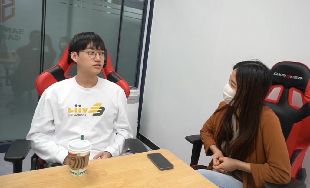 Croco during the interview with Korizon in January 2021