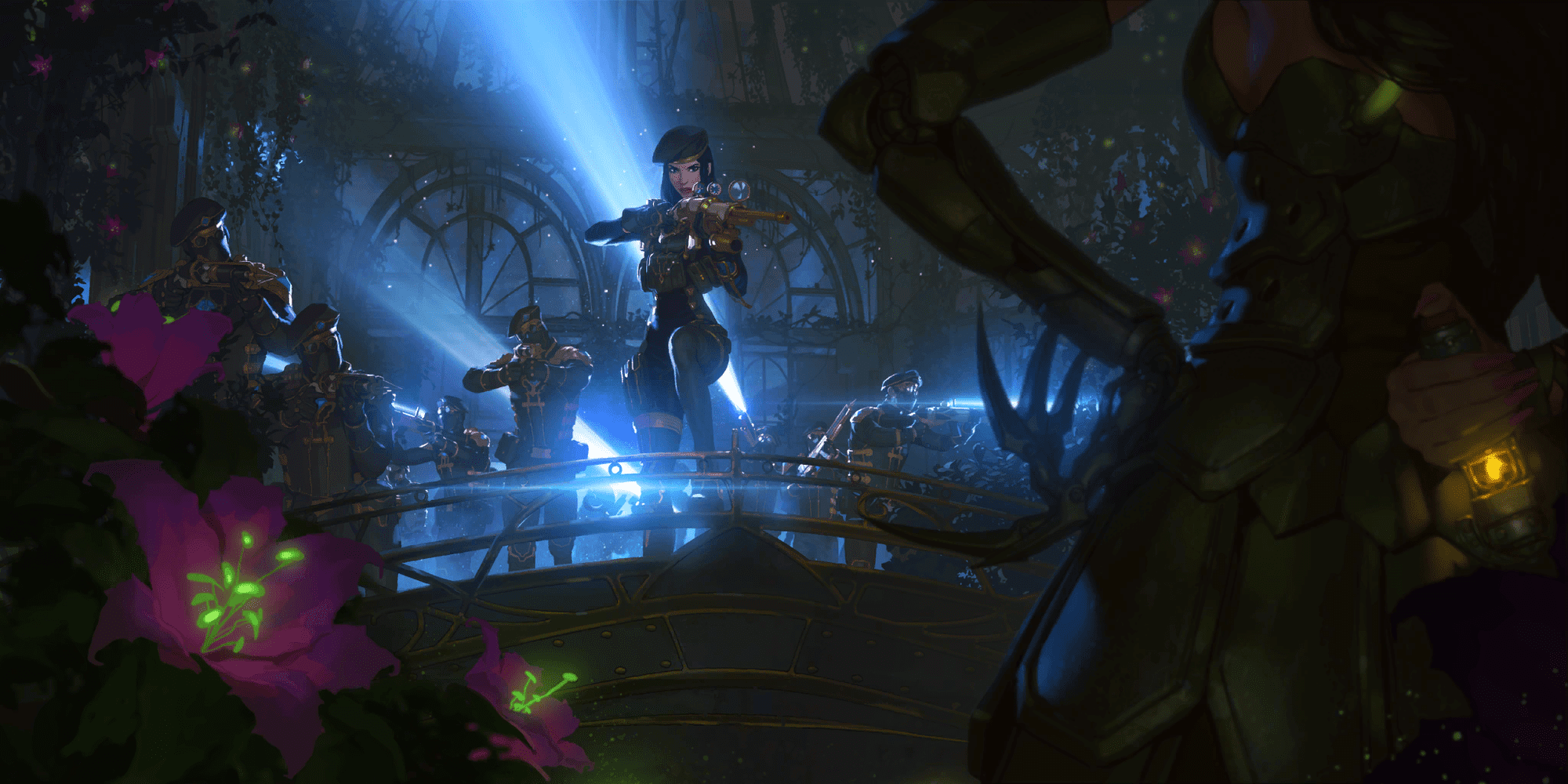 Caitlyn's upgraded background in Legends of Runeterra