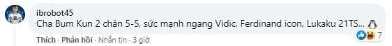 Comment from a FIFA Online 4 player.