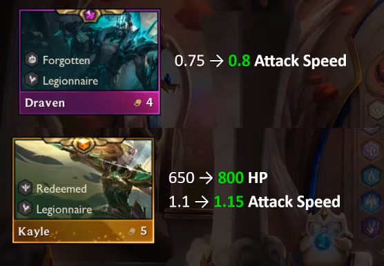 Both Kayle and Draven are receiving buffs in the upcoming patch 11.17.