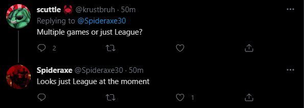 According to Spideraxe, this app currently only has features related to League of Legends