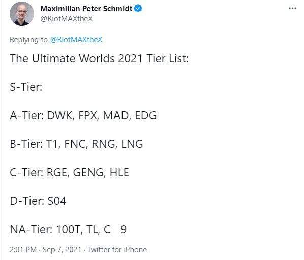 RiotMax, Head of Esports in Europe, assesses FunPlus Phoenix as one of the strongest teams in the world