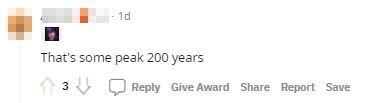 That's the pinnacle of '200 years of experience'