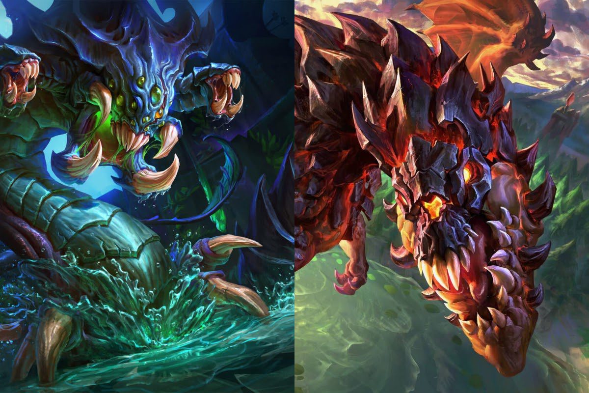 The Blue side easily controls major buffs, having a higher Dragon take rate