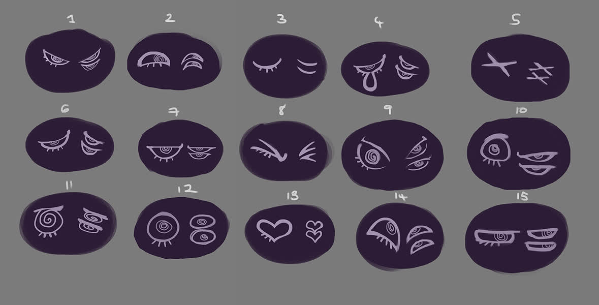 Expressions of the shadow that accompanies Vex