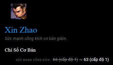 Xin Zhao in patch 11.16