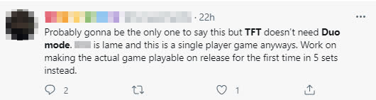 In reality, some people oppose the 2v2 mode and believe that instead of introducing a new mode, Riot should focus on improving the game to make it more accessible