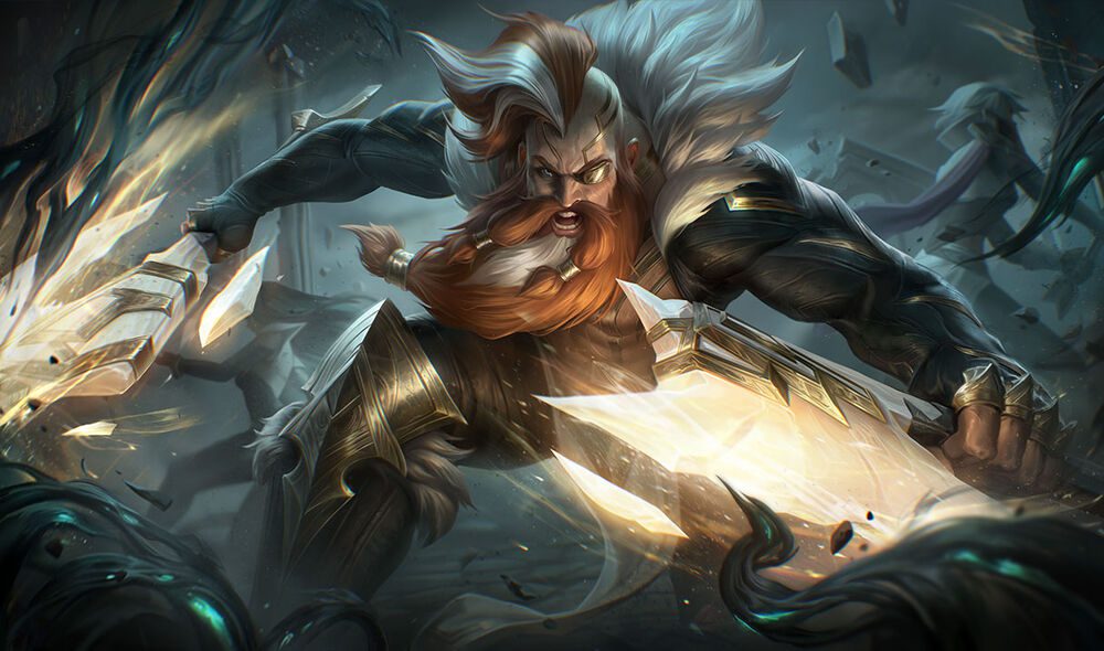 Olaf's healing ability is too easy to counter in the late game