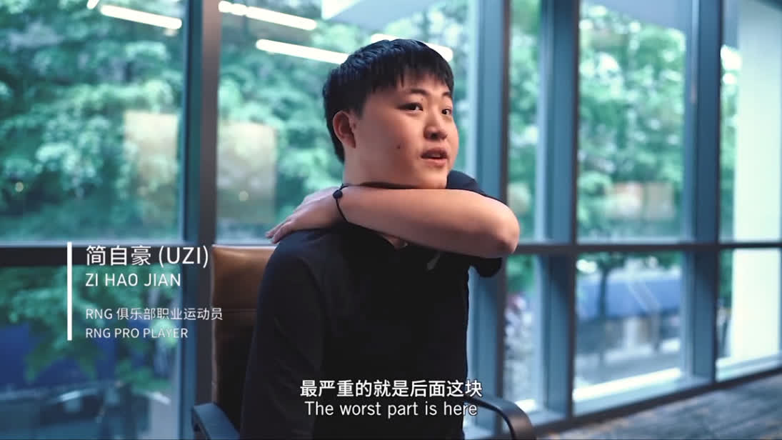 Uzi shares about his injury