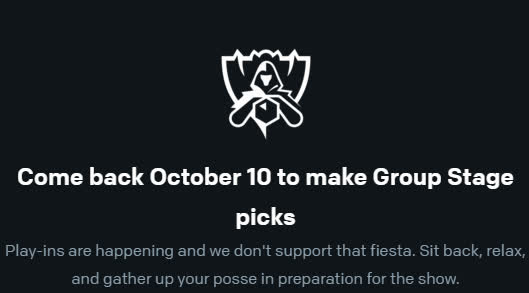 Announcement from Riot