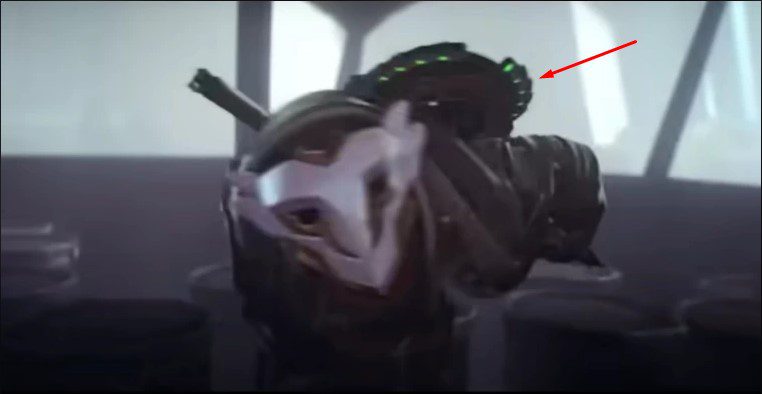 The hoverboard is also associated with this character in the scene where they attack Jinx as an adult