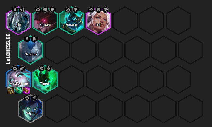 You can use Vayne to activate the 4 Reaper effect