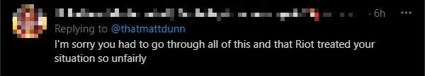 I'm so sorry you have to leave after all you've contributed, the way Riot has treated you is truly unfair