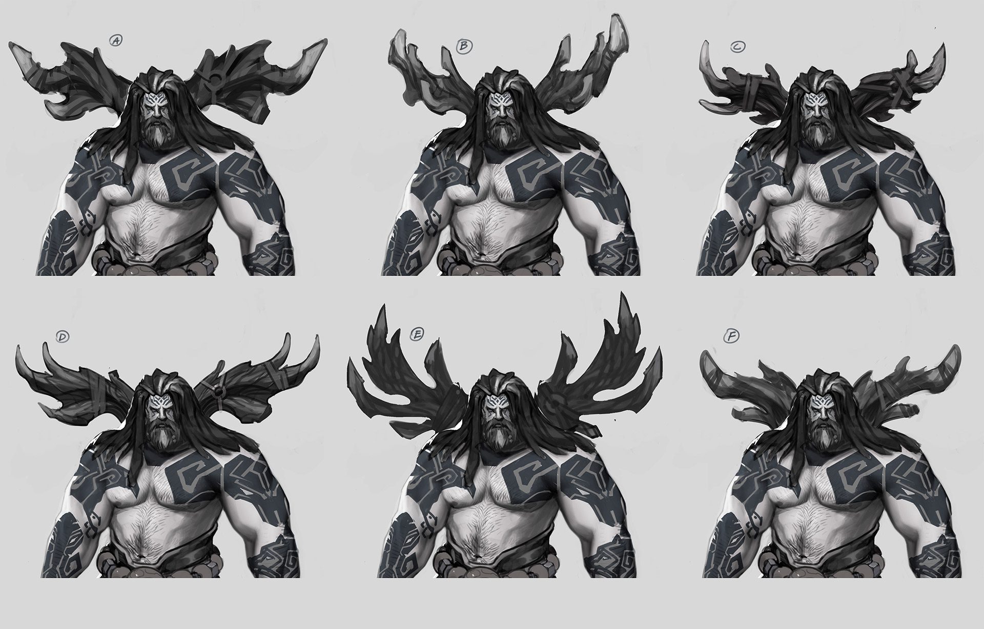 Sketches of Udyr's 
