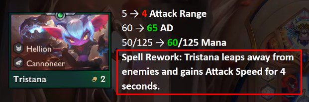 Tristana's jump mechanic will be reworked in patch 11.19