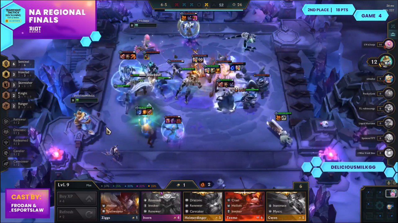 The dominance of Vanguard was most evident in game 4, day 2 of the North America qualifiers when 2 players competing for 1st place both used this trait as their main carry