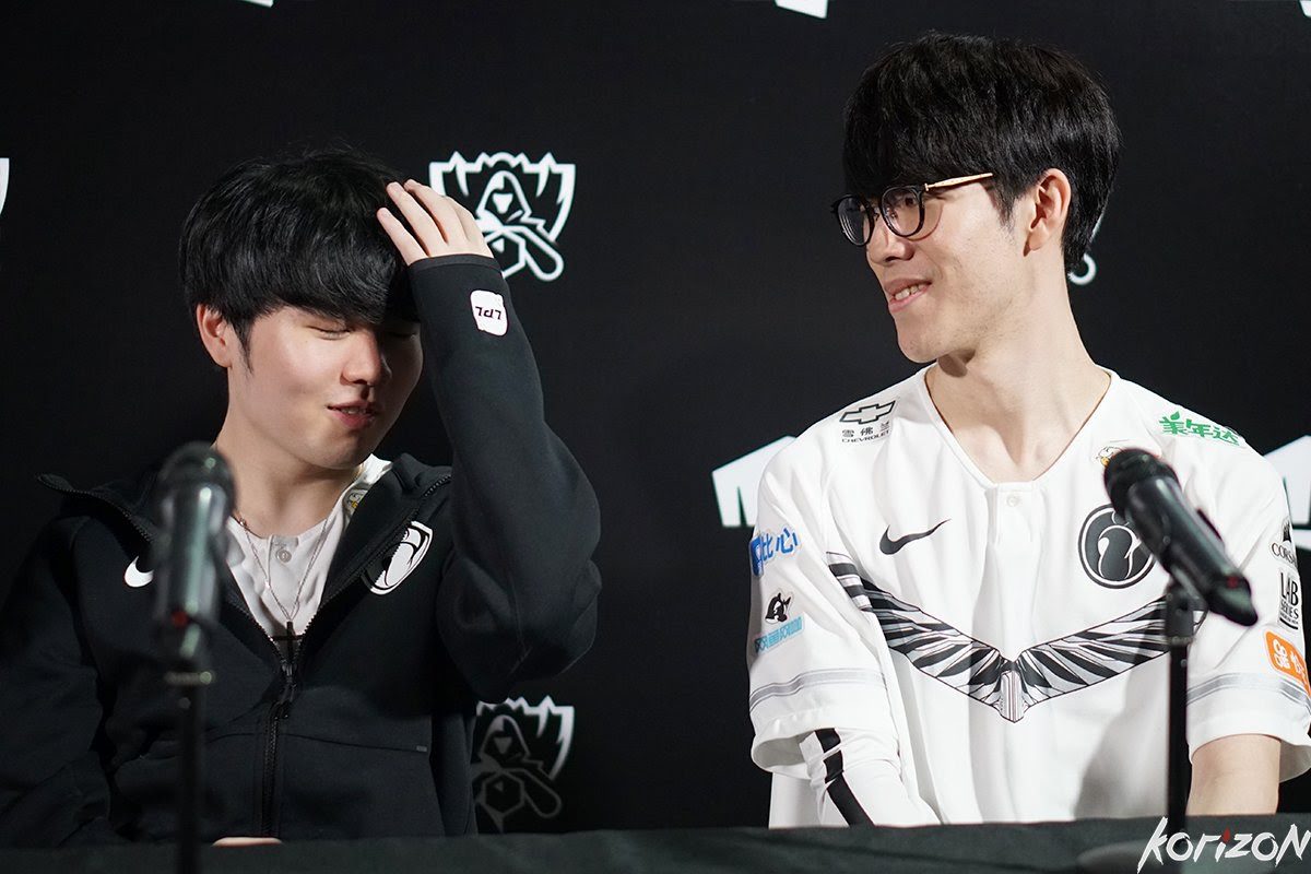 Rookie also participates in the discussions and doesn't forget to mention his close brother TheShy