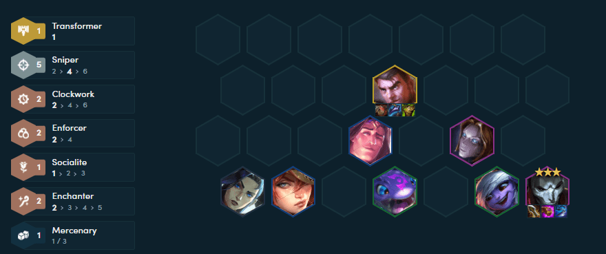 Theoretically, Jhin Giant Slayer will be effective but requires the right items and Jhin at 3 stars