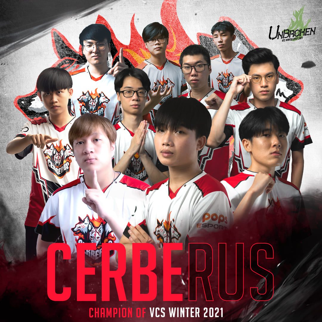 EGO and CERBERUS Esports crowned champions at VCS Winter 2021
