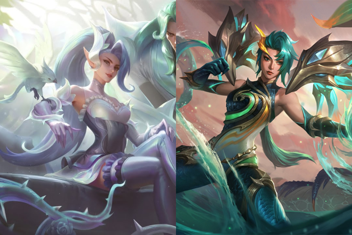 Zyra Crystal Rose and Kai'Sa Dragon Lady are said to have similar designs