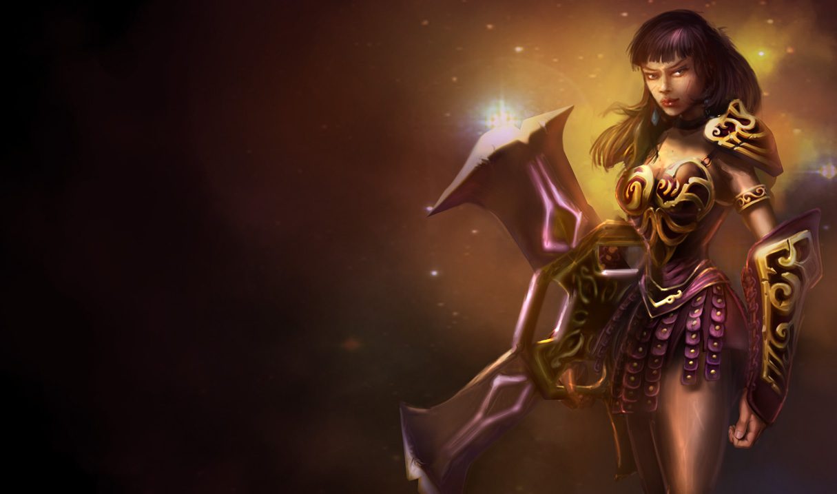 The weapon of the Sivir Battle Princess skin in splash art is said to be different from in-game