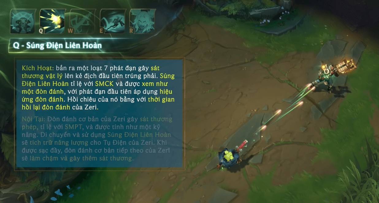 The passive ability of Q - Liandry's Anguish opens up various build paths for Zeri