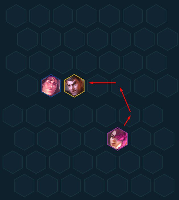 Meanwhile, just moving one square will cause Yone to be Aggroed and switch to attack Jayce