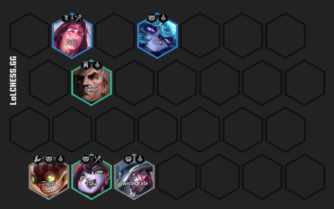 The 4 Mage composition combined with Taric will help you maintain health and accumulate gold effectively