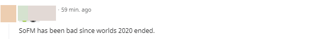 SofM has been bad since the 2020 World Championship ended