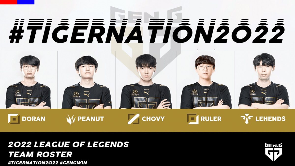 Gen.G Esports is regarded as a candidate for the LCK Spring 2022 championship