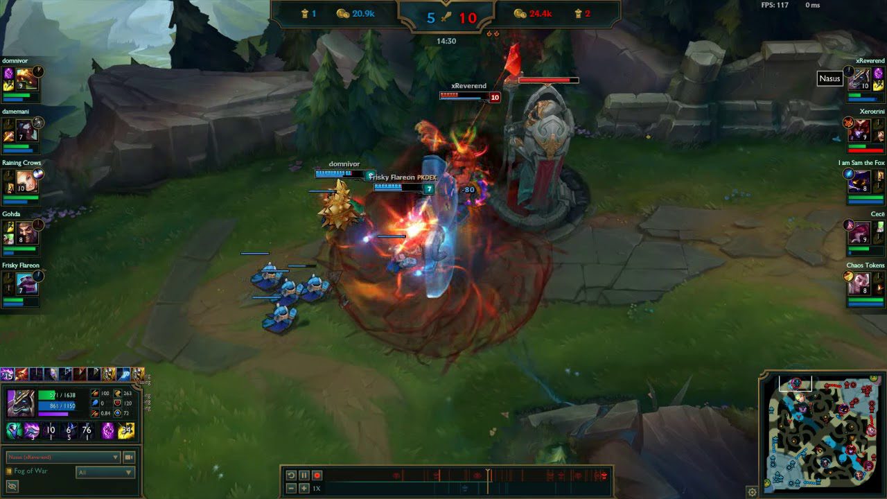 The familiar dive situation in the top lane may no longer exist