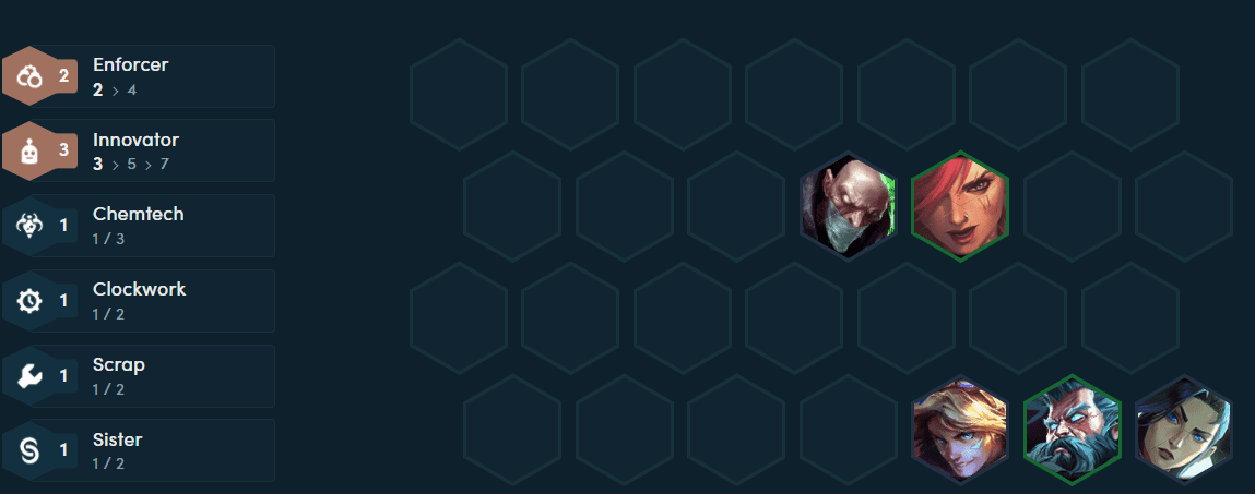 Early game composition