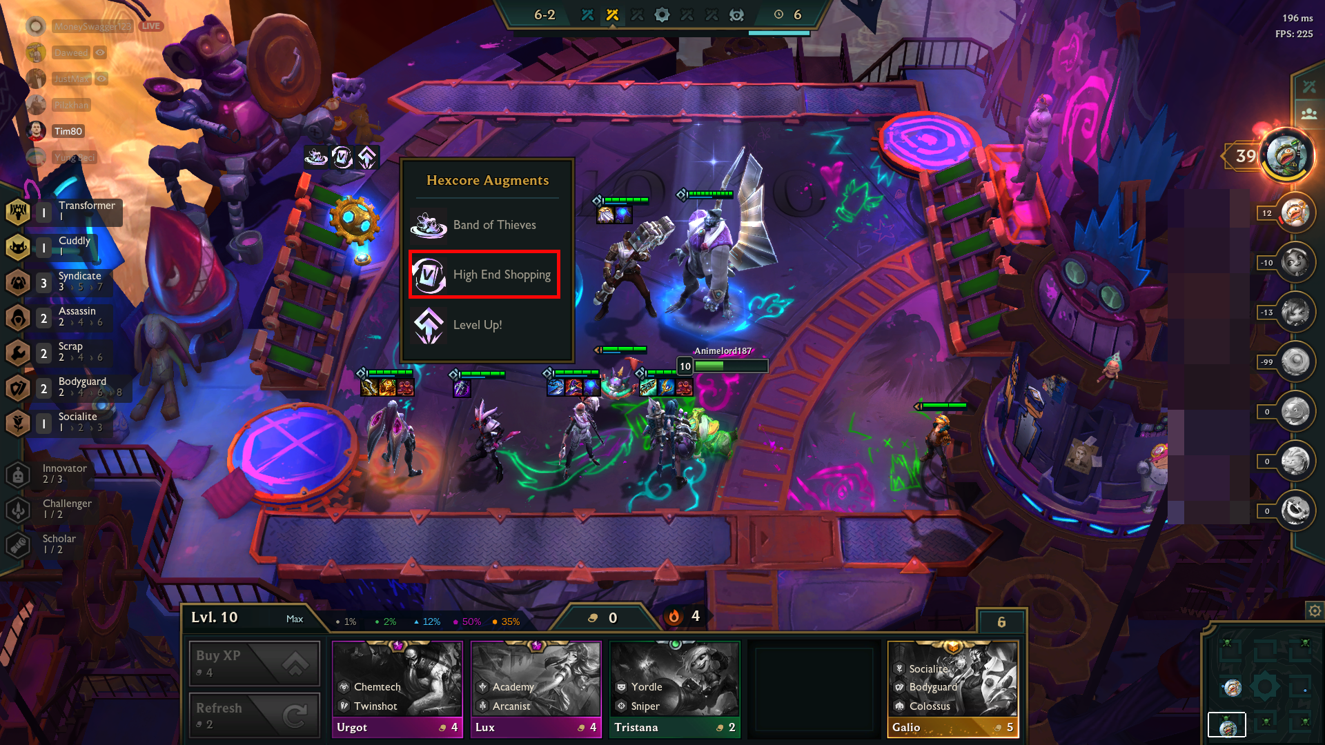 The High End Shopping Augment requires players to upgrade to the highest level possible