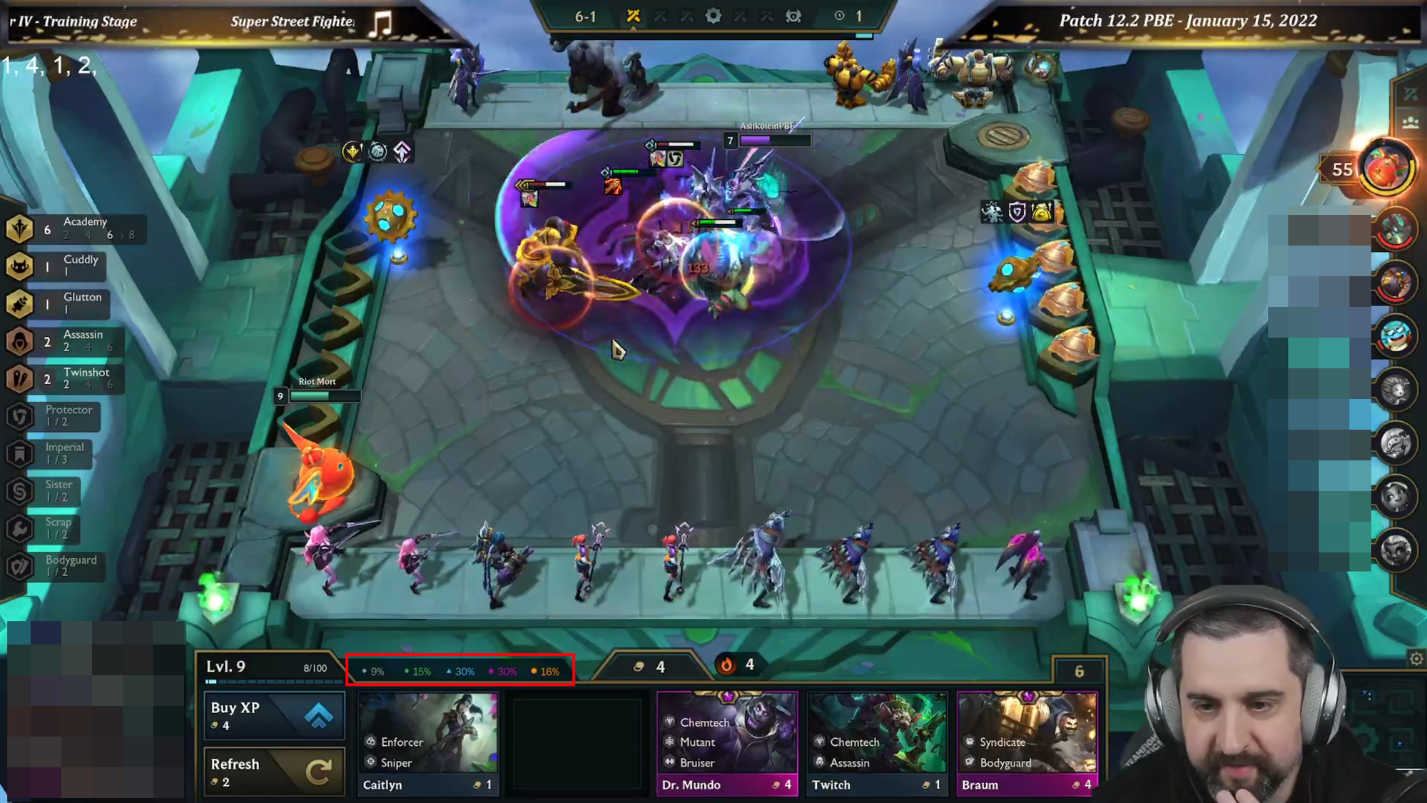 In return, 5 gold champions will have a 16% appearance rate in the shop at level 9