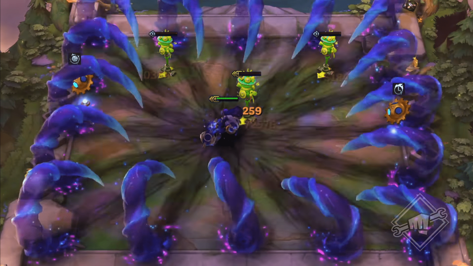 The tentacle formation summoned by Illaoi in Season 7 can 