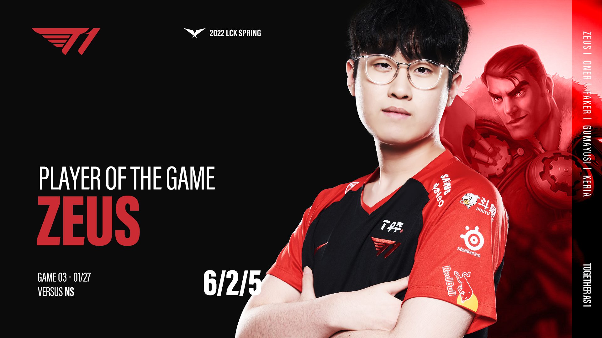 Zeus wins MVP of the decisive game