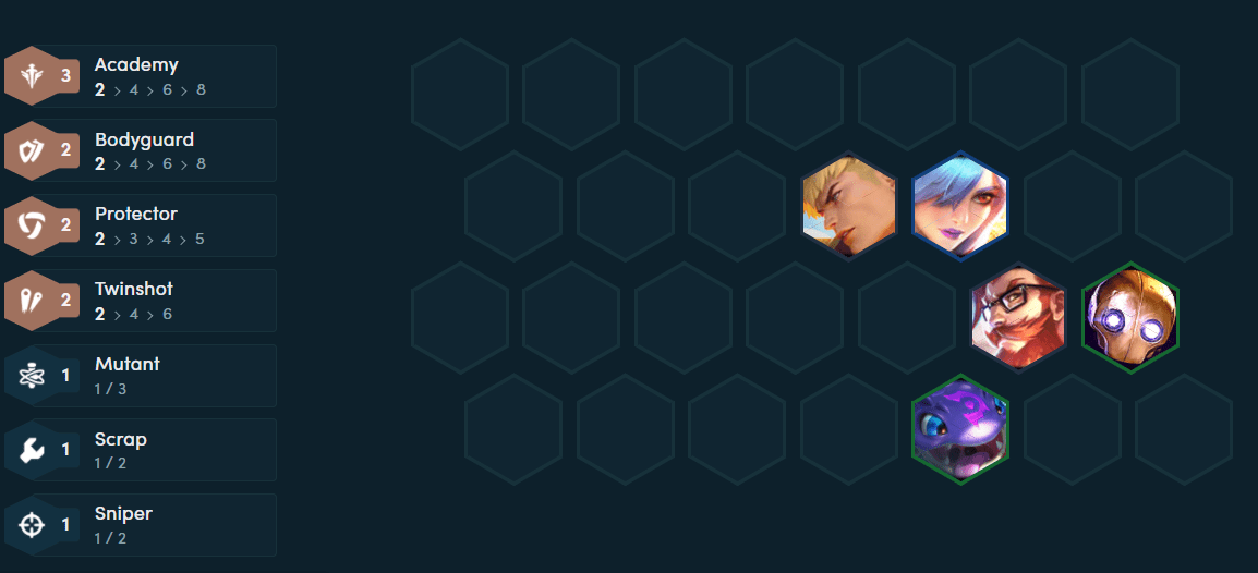 Mid-game composition