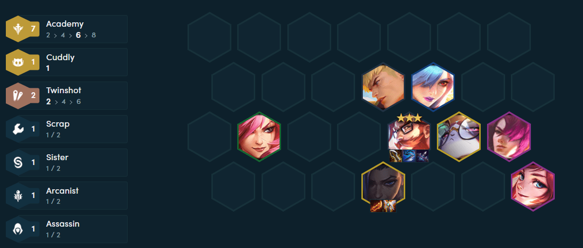 Final composition, completing Graves - Academy - Marksman